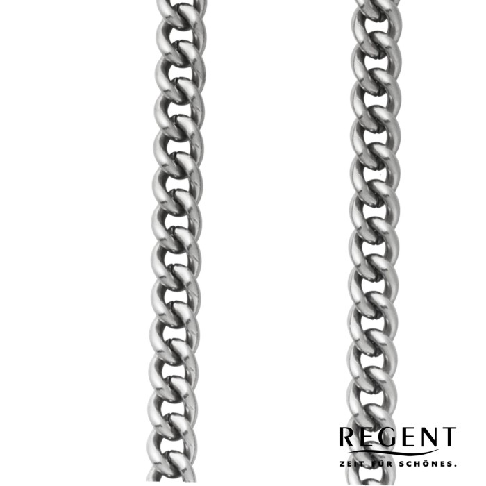 Regent silber Kette 5mm Herren Damen Edelstahl Rundpanzer URP050 Taschenuhr