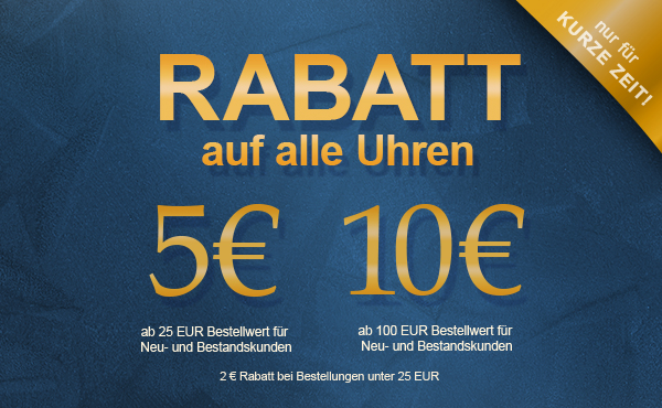 Uhren Rabatt Aktion 2018 uhrenlux